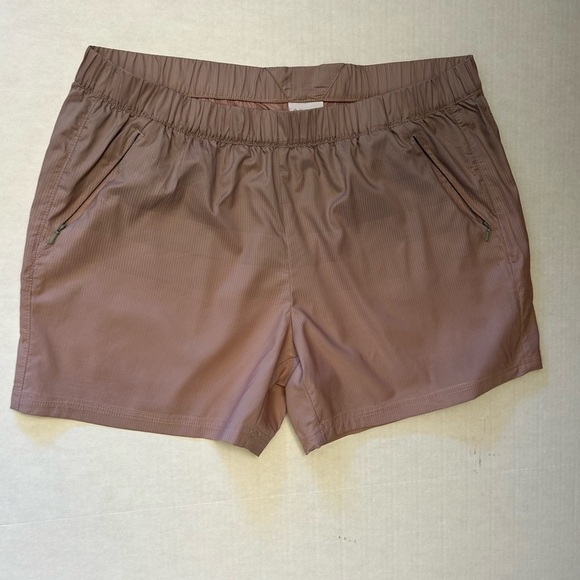 Columbia women’s Tidal spray stretch windbreaker iridescent shorts Sz-L. N13 - Picture 6 of 14